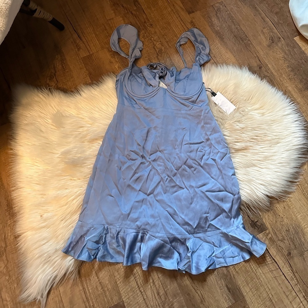 ASTR Marla Ruffle Mini Dress - Picture 3 of 6